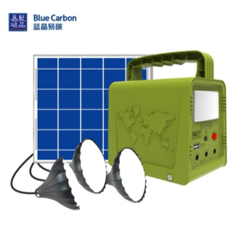 Smart Power 26.000mah / 84Wh avec panneau 18W - Blue Carbon